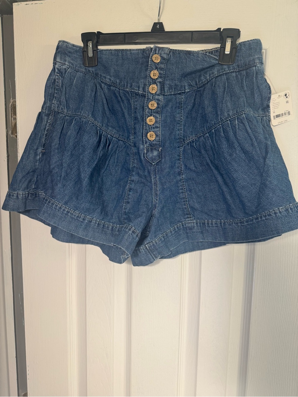 Free People Fleur Denim Shorts - Picture 5 of 8